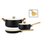 Batería de Cocina de Aluminio Forjado 7 Piezas Antiadherente Eco Cerámico Biella Fantuzzi