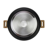 Batería de Cocina de Aluminio Forjado 7 Piezas Antiadherente Eco Cerámico Biella Fantuzzi