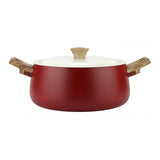 Batería de Cocina de Aluminio Forjado 7 Piezas Antiadherente Eco Cerámico Biella Fantuzzi