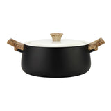 Batería de Cocina de Aluminio Forjado 7 Piezas Antiadherente Eco Cerámico Biella Fantuzzi