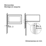 Microondas con Grill 25 Lts Serie 6 BEL554MS0 Bosch