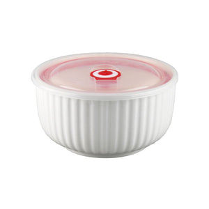Set de 4 Bowls de Porcelana con Tapa Hermética Fantuzzi