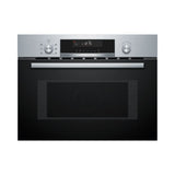 Horno compacto con microondas Serie 6 Acero inoxidable CMA585GS1 Bosch