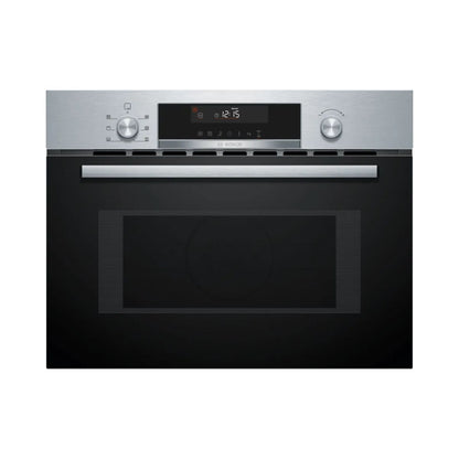 Horno compacto con microondas Serie 6 Acero inoxidable CMA585GS1 Bosch