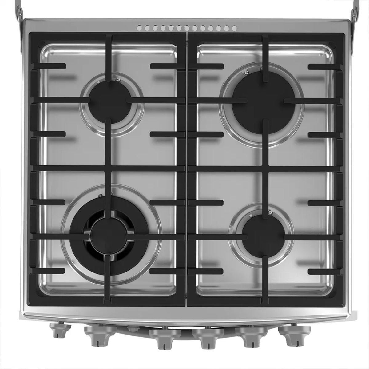 Cocina a Gas 55cm 4 Platos con Grill CMC5560FX1 Inox Mabe