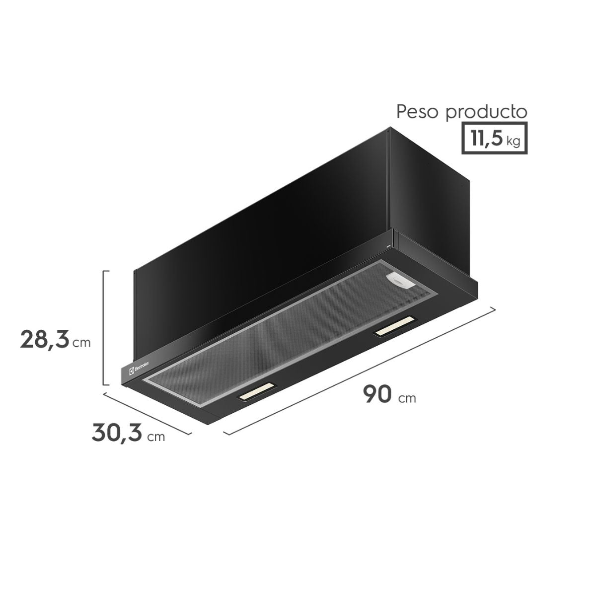 Campana Retráctil 60 - 90 cm Electrolux