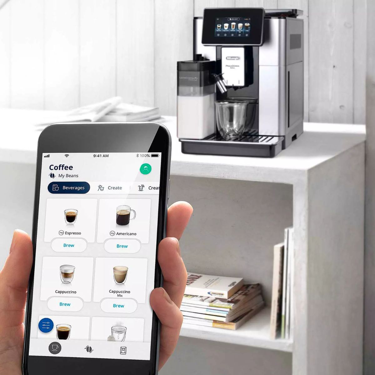 Cafetera Superautomática PrimaDonna Soul 2.2 L De'Longhi