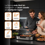 Parrilla Eléctrica Power Grill 1800 W Uso Interior Kitchen It