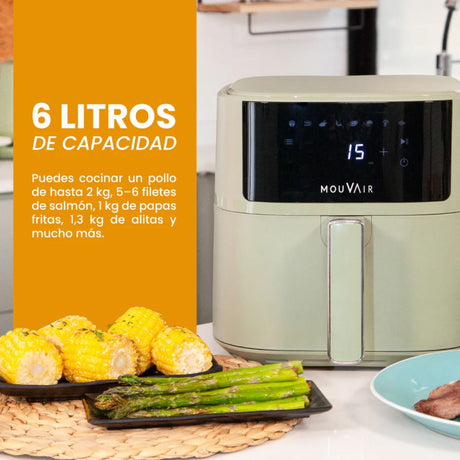 Freidora de Aire Fry 6 Lts Mouvair