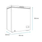 Freezer Horizontal 140 Lt Mabe