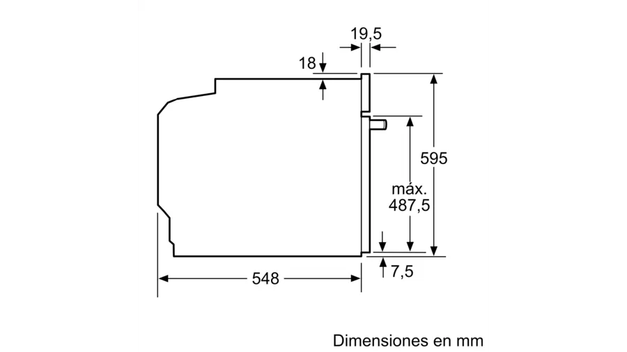 Horno HBG7541B1 Negro Bosch