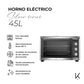 Horno Eléctrico Silver Series 45L Kitchen It