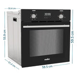 Horno Eléctrico Empotrable 54L 60cm HM6045EXN0 Mabe