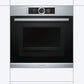 Horno con Microondas 60 cm 4D Hotair Vapor Serie 8 HNG6764S1 Bosch
