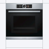 Horno con Microondas 60 cm 4D Hotair Vapor Serie 8 HNG6764S1 Bosch