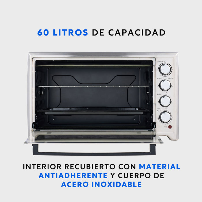 Horno eléctrico Oven Master 60 Lt EasyWays