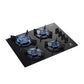 Encimera a Gas 4 Platos KE4GC Black Glass Electrolux