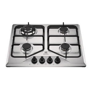 Encimera a Gas 4 KE4XC Platos Acero Inoxidable Electrolux