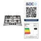 Encimera a Gas 4 KE4XC Platos Acero Inoxidable Electrolux