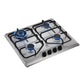 Encimera a Gas 4 KE4XC Platos Acero Inoxidable Electrolux
