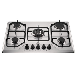 Encimera a Gas 5 Platos KE5XC Acero Inoxidable Electrolux