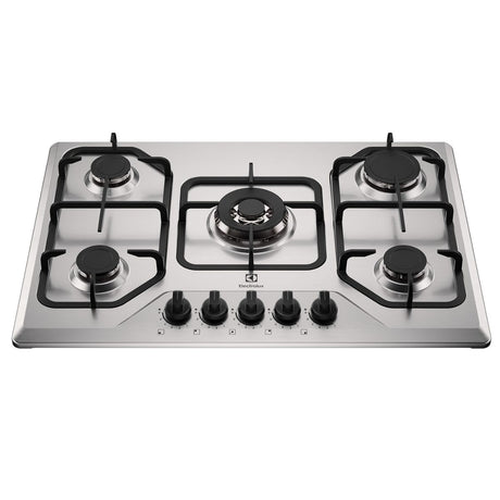 Encimera a Gas 5 Platos KE5XC Acero Inoxidable Electrolux