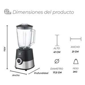 Licuadora Power Pro 800W Kitchen It