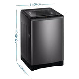 Lavadora Automática 17 kg Diamond Gray LMA7120WDGCL0 Mabe