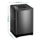 Lavadora Automática 9.5 kg LMA9520WDGCL0 Mabe