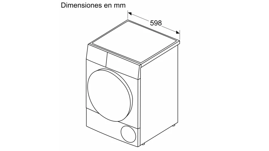 Secadora de Condensación 8 Kg WPG23100CL Blanca Bosch