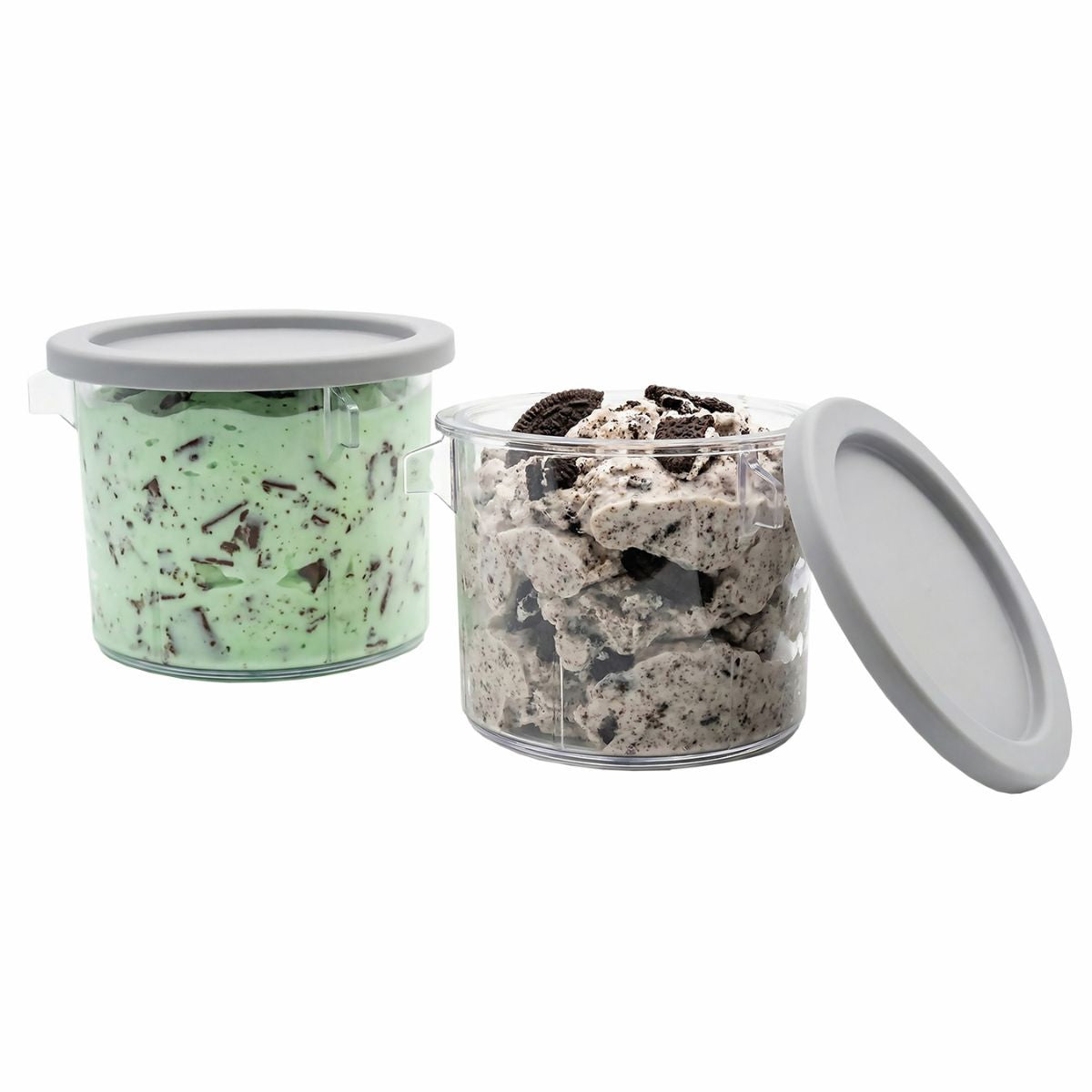 Pack 2 Potes extras para Máquina de Helados Cream Lux Pro Kitchen It