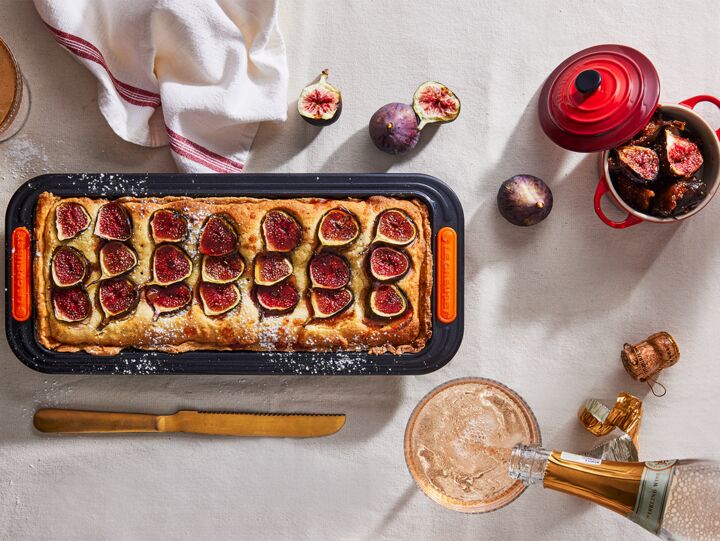 Molde Tarta Rectangular con Base Extraíble Le Creuset
