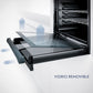 Horno Empotrable 80L OE9XS Home Pro con AirFry y Wi-Fi Electrolux