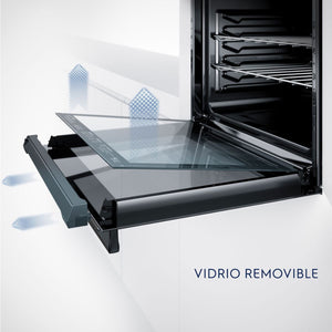Horno Empotrable 80L OE9XS Home Pro con AirFry y Wi-Fi Electrolux