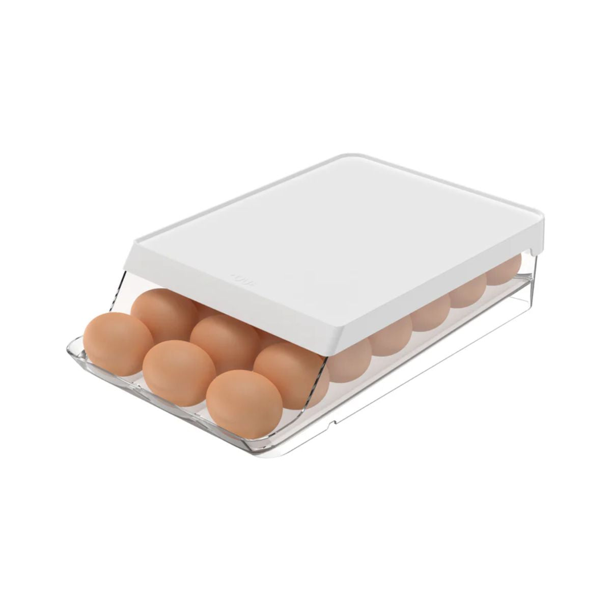 Organizador De Huevos Roll Clear Fresh Blanco OU