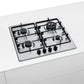 Encimera a gas Serie 4 PGH6B5B60V inox Bosch
