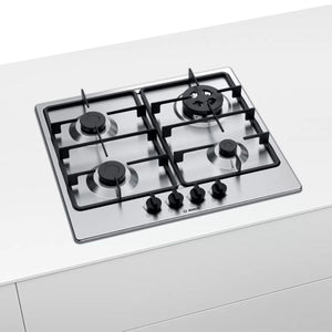 Encimera a gas Serie 4 PGH6B5B60V inox Bosch