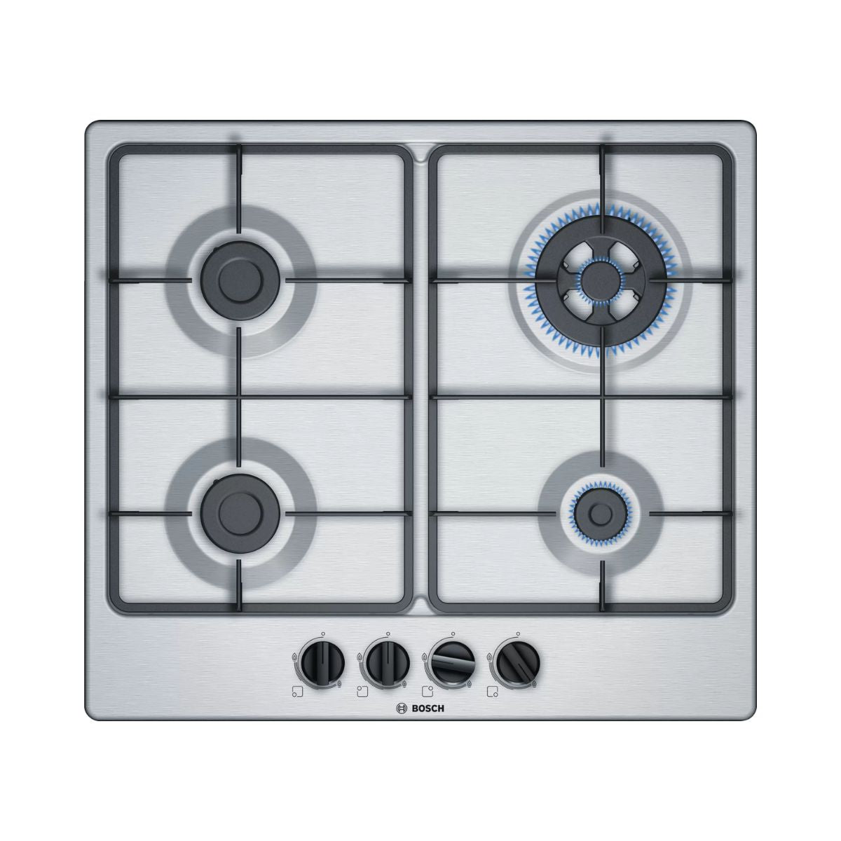 Encimera a Gas 4 Quemadores 60 cm Serie 4 PGH6B5B60 Bosch