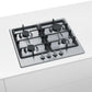Encimera a gas Serie 2 PGP6G5B90 Inox Bosch
