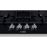 Encimera a gas 60cm PNH6B6B90 Cristal Negro Bosch