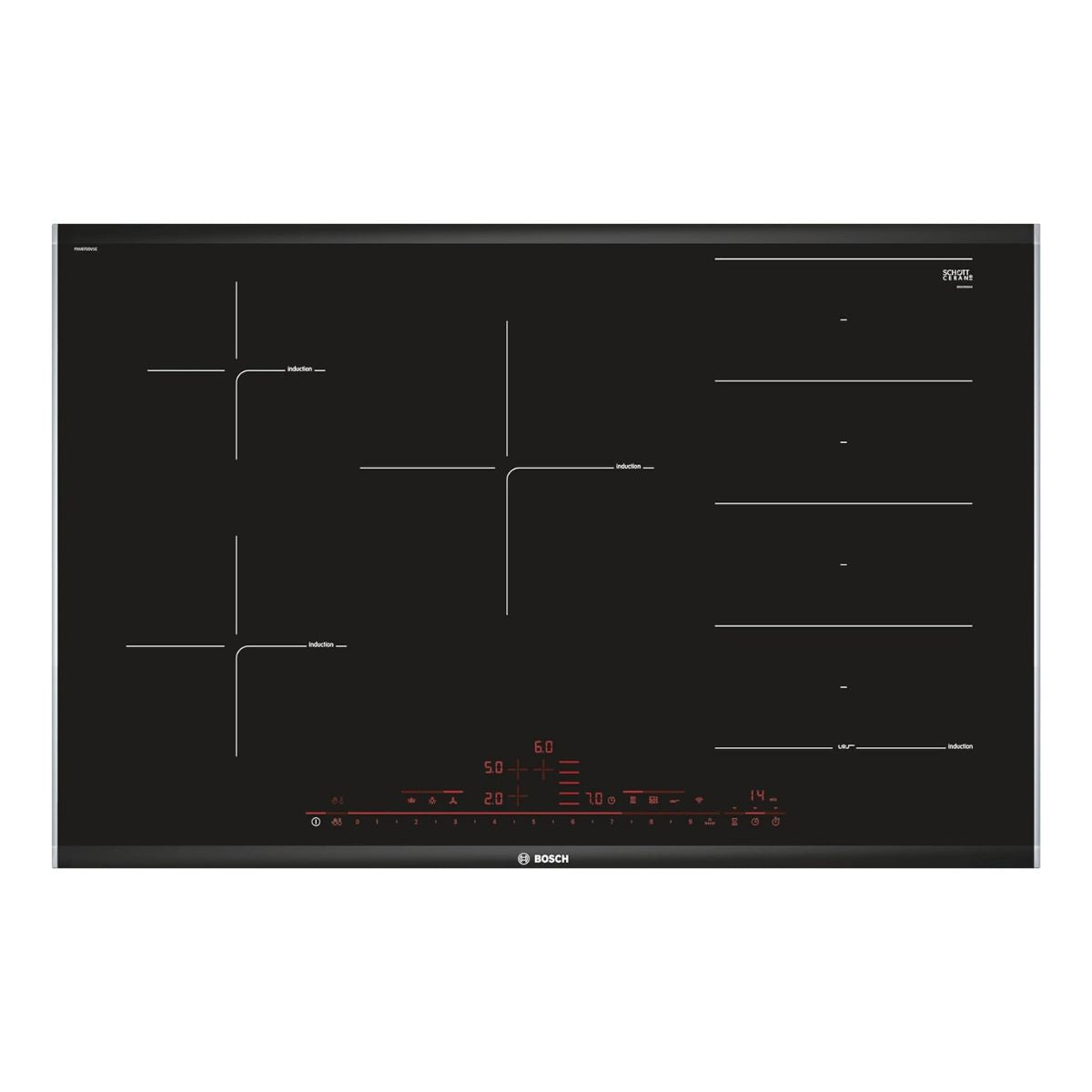 Encimera de Inducción Flex 80 cm  Serie 8 PXV875DV1E Bosch