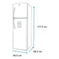 Refrigerador No Frost 300 Ltrs Brutos Black RMA300FWUC Mabe