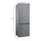 Refrigerador Frost 176 L Brutos Inox RMB176PXLCX0 Mabe
