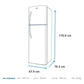 Refrigerador Combinado RMP410FZUC 390 Lt Mabe