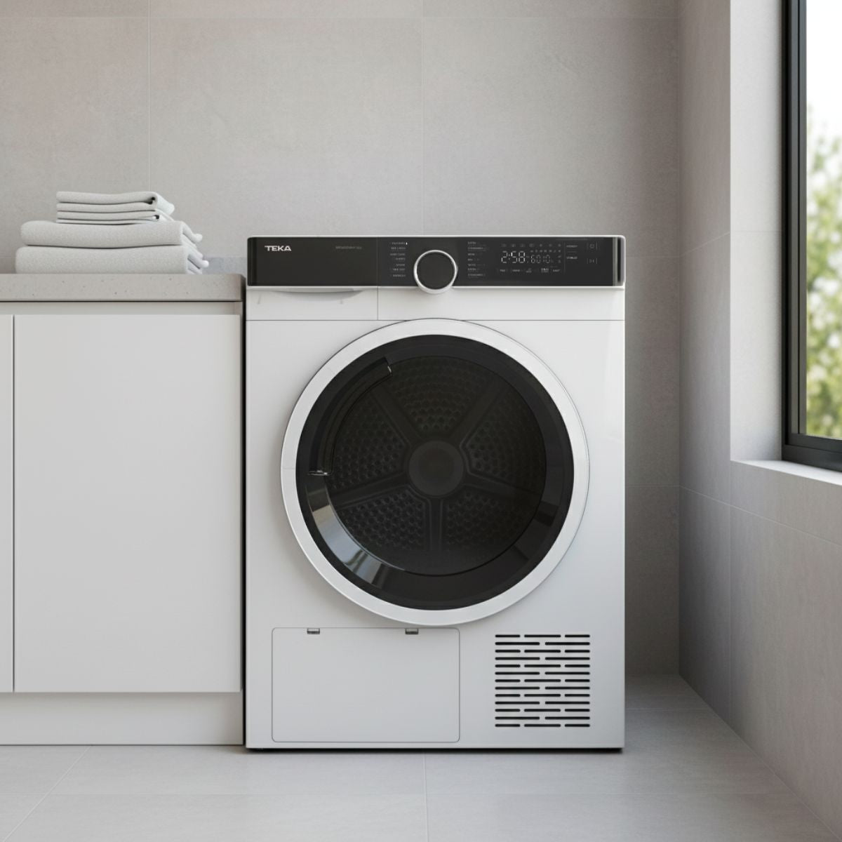 Secadora Bomba de Calor 8 Kg SHK 70840 WH Teka