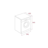 Secadora Bomba de Calor 8 Kg SHK 70840 WH Teka