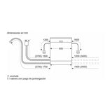 Lavavajillas Serie 4 SMS4HTW03E Bosch