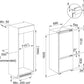 Refrigerador Panelado Combinado Skycraper FCB 400 TNF NE E