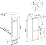 Refrigerador Panelado Combinado Skycraper FCB 360 V NE E