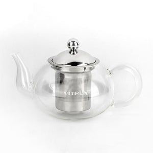 Tetera de Vidrio Borosilicato con Filtro 800 ml Mumbai Vitrex